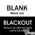 ����ũ ���� �ƿ� - Blank Black Out