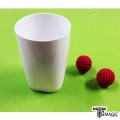 �ö�ƽ ���� (ȭ��Ʈ �ڱ�) - Chop Cup Porcelain White Plastic