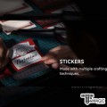 ����̵� ��Ʋ ��ƼĿ ���� - Tornado Bottle Sticker Refill (20 Stickers)