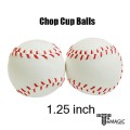 ���� �� ���� ȭ��Ʈ ���̽��� - Chop Cup Balls Large White Leather (Set of 2)