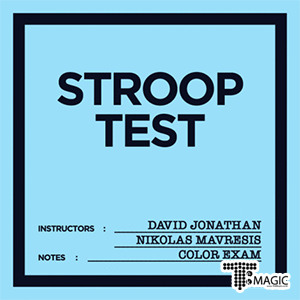 <�����ǰ>��Ʈ���� �׽�Ʈ - Stroop Test